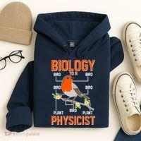 Biology To A Physicist Bird Biagram  Hoodie thumb 4