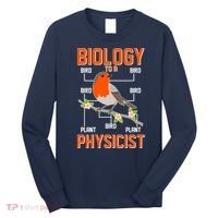 Biology To A Physicist Bird Biagram  Long Sleeve Shirt thumb 0
