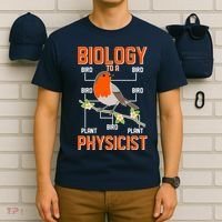 Biology To A Physicist Bird Biagram  T-Shirt thumb 6