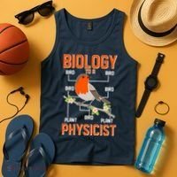 Biology To A Physicist Bird Biagram  Tank Top thumb 4
