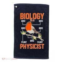 Biology To A Physicist Bird Biagram  Golf Towel thumb 0