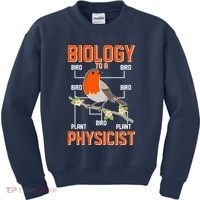 Biology To A Physicist Bird Biagram  Kids Sweatshirt thumb 0