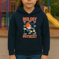 Biology To A Physicist Bird Biagram  Kids Hoodie thumb 3