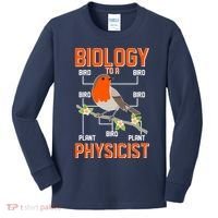 Biology To A Physicist Bird Biagram  Kids Long Sleeve Shirt thumb 0