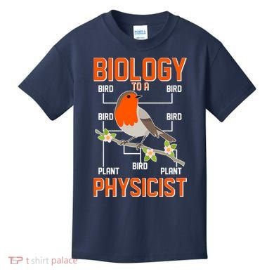 Biology To A Physicist Bird Biagram  Kids T-Shirt