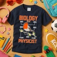 Biology To A Physicist Bird Biagram  Kids T-Shirt thumb 3