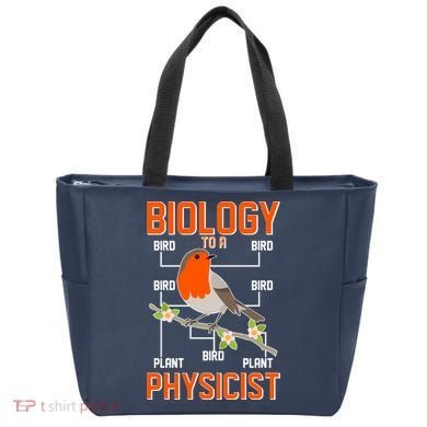 Biology To A Physicist Bird Biagram  Tote Bag