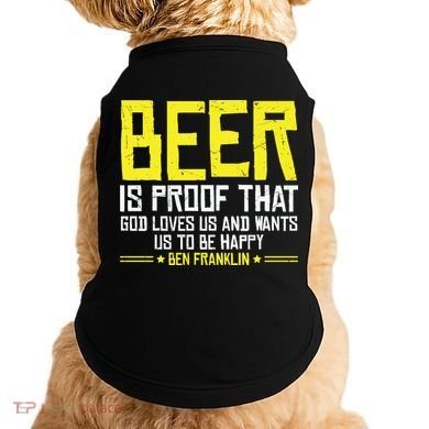 Beer Is Proof That God Drinking Team Beer Gift Doggie Tank