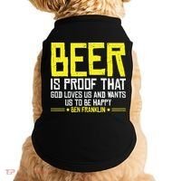 Beer Is Proof That God Drinking Team Beer Gift Doggie Tank thumb 0