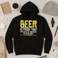 Beer Is Proof That God Drinking Team Beer Gift Hoodie thumb 3