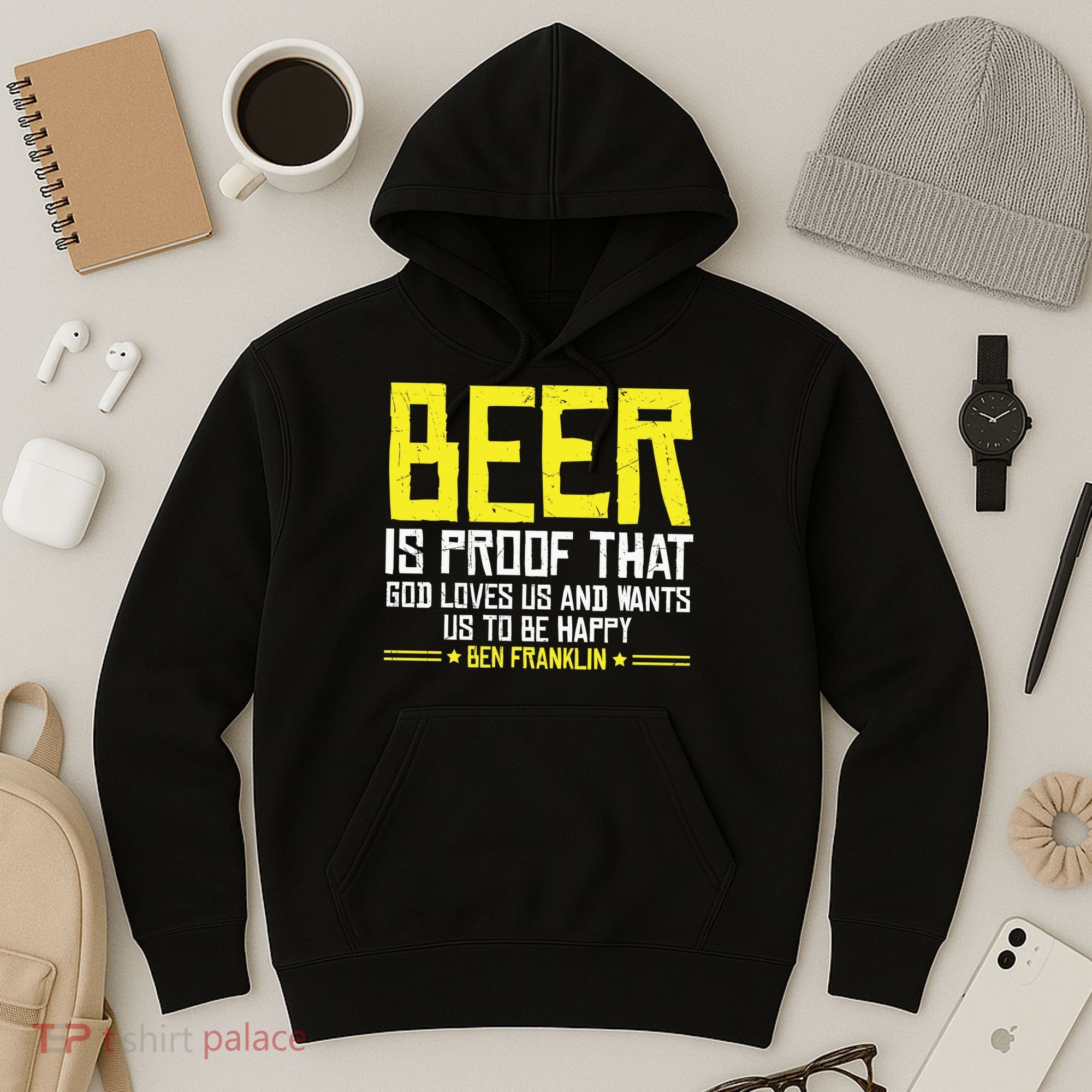Beer Is Proof That God Drinking Team Beer Gift Hoodie
