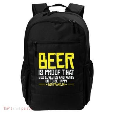 Beer Is Proof That God Drinking Team Beer Gift Backpack