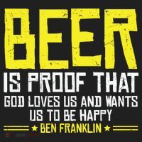Beer Is Proof That God Drinking Team Beer Gift Beanie thumb 2