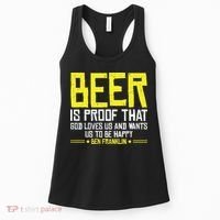Beer Is Proof That God Drinking Team Beer Gift Women's Tank Top thumb 0