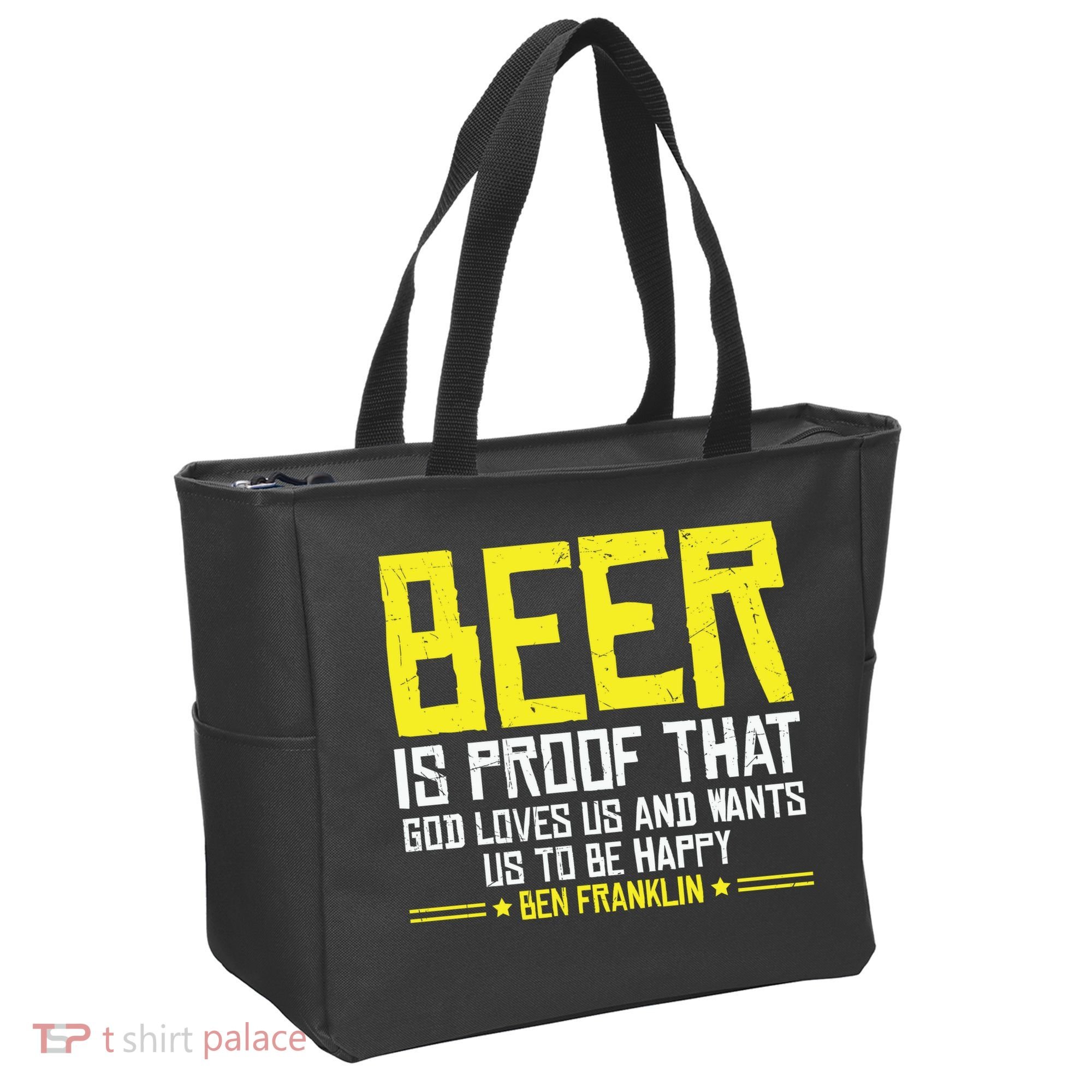 Beer Is Proof That God Drinking Team Beer Gift Tote Bag