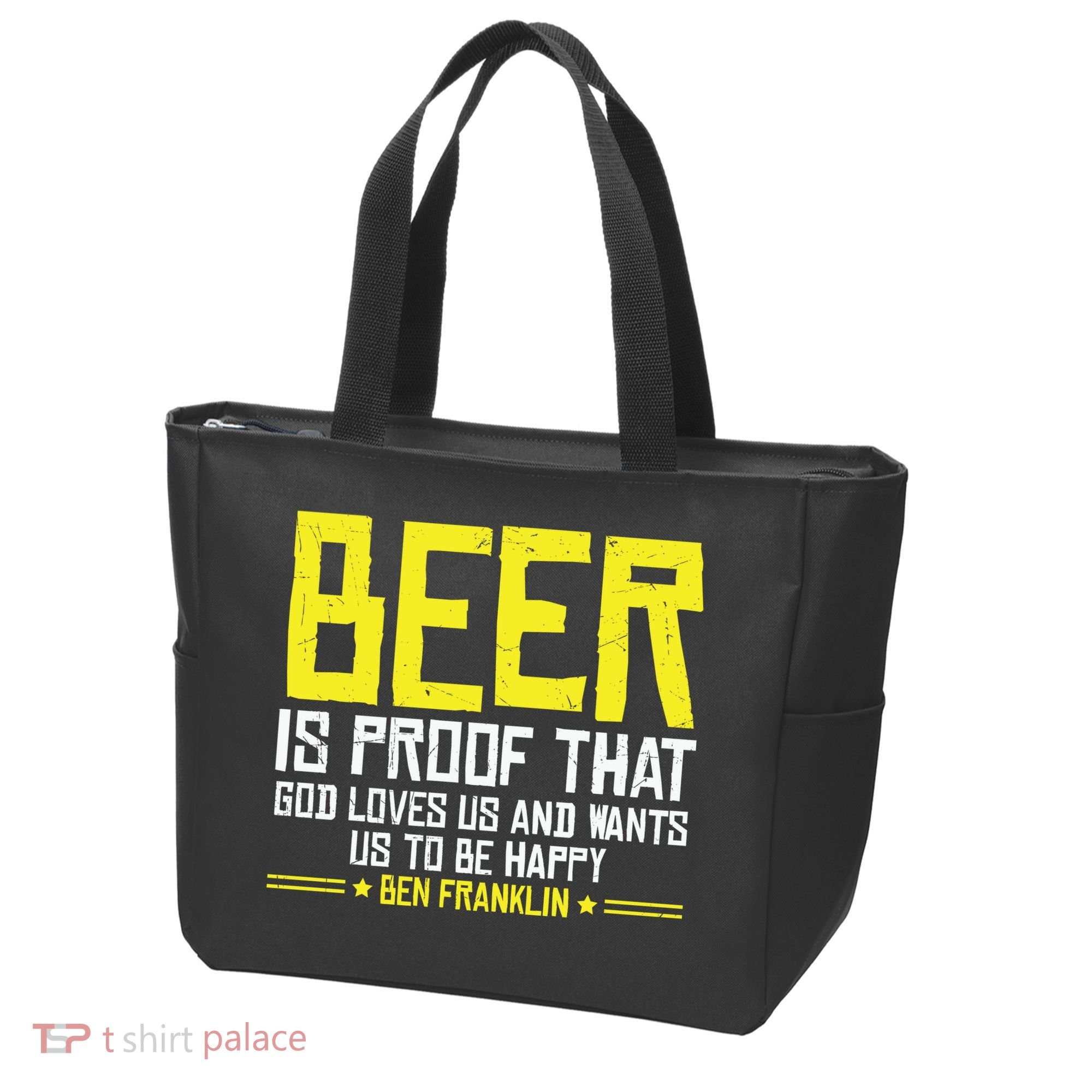Beer Is Proof That God Drinking Team Beer Gift Tote Bag