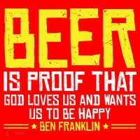 Beer Is Proof That God Drinking Team Beer Gift Santa Hat thumb 1