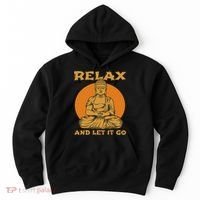 Buddha Inner Peace Relax Let It Go Buddhist Wellness Gift Hoodie thumb 0