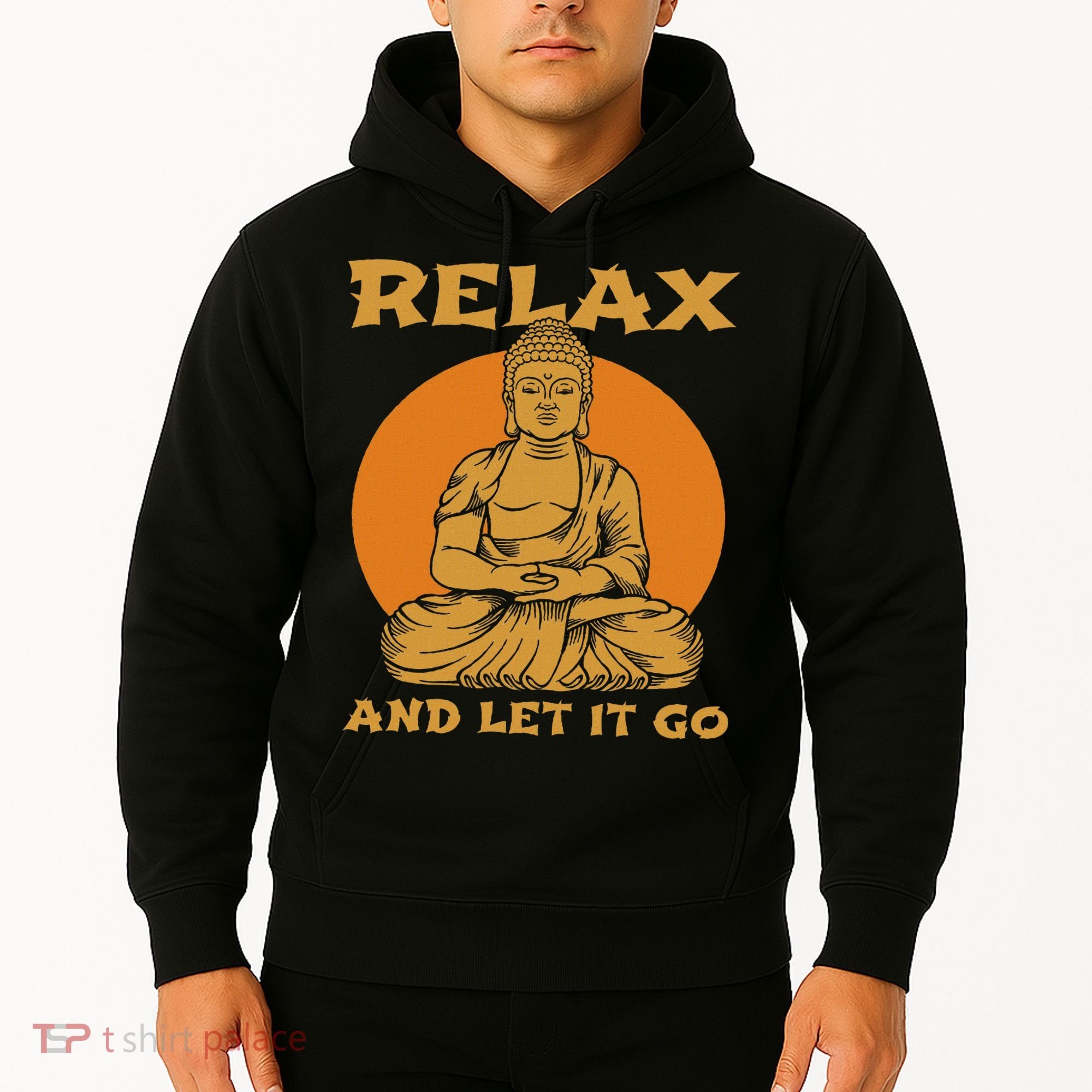 Buddha Inner Peace Relax Let It Go Buddhist Wellness Gift Hoodie