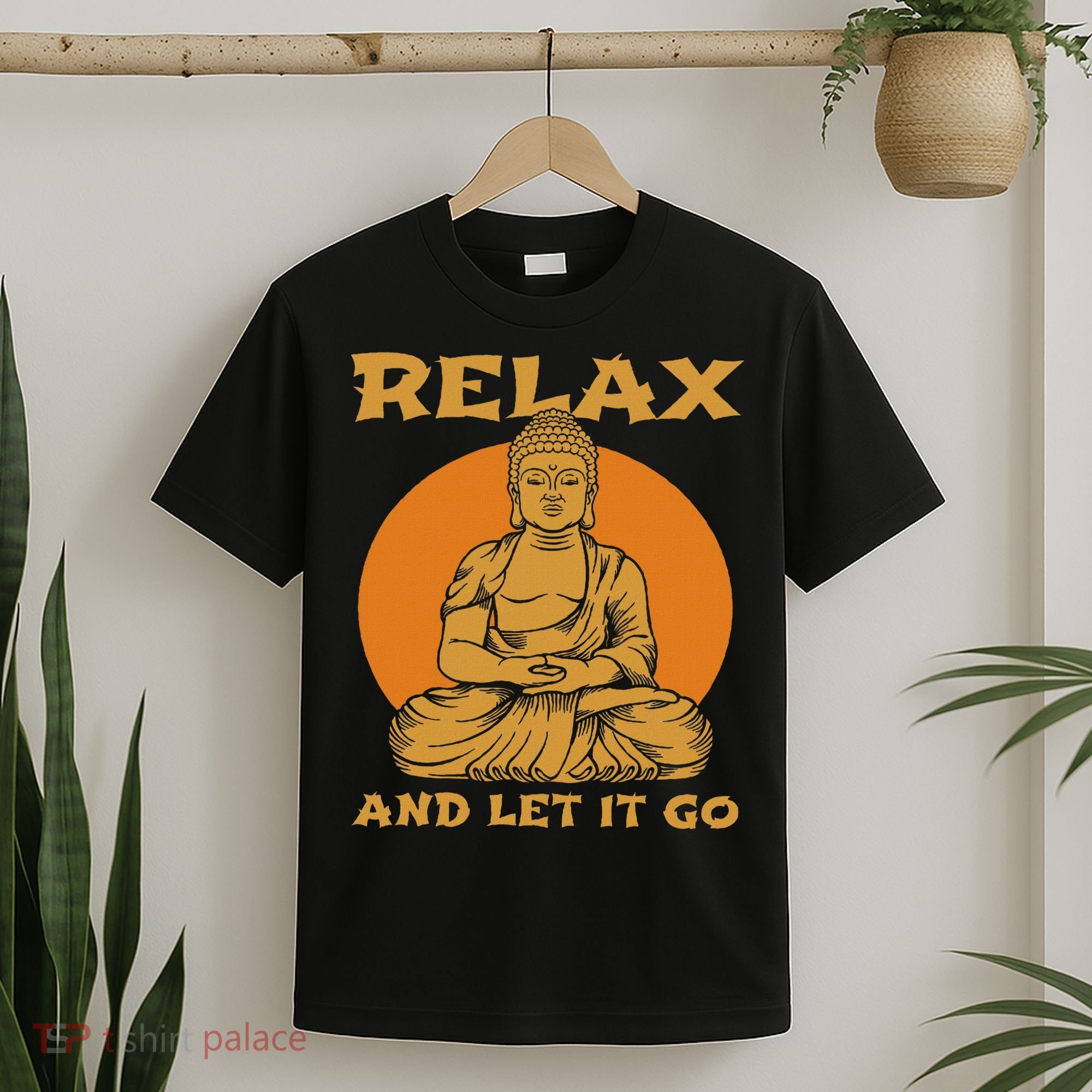 Buddha Inner Peace Relax Let It Go Buddhist Wellness Gift T-Shirt