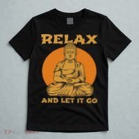 Buddha Inner Peace Relax Let It Go Buddhist Wellness Gift T-Shirt thumb 5