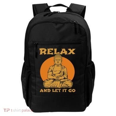Buddha Inner Peace Relax Let It Go Buddhist Wellness Gift Backpack