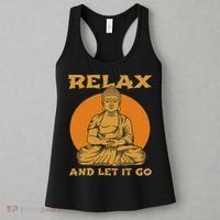 Buddha Inner Peace Relax Let It Go Buddhist Wellness Gift Women's Tank Top thumb 3