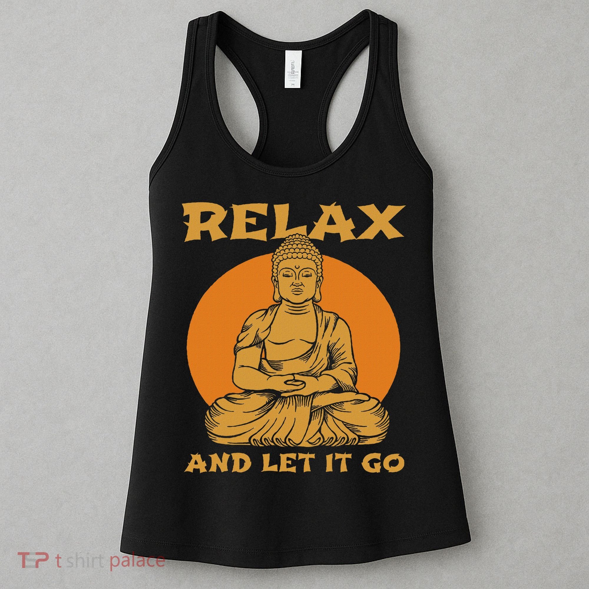 Buddha Inner Peace Relax Let It Go Buddhist Wellness Gift Women's Tank Top