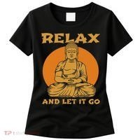 Buddha Inner Peace Relax Let It Go Buddhist Wellness Gift Women's T-Shirt thumb 0