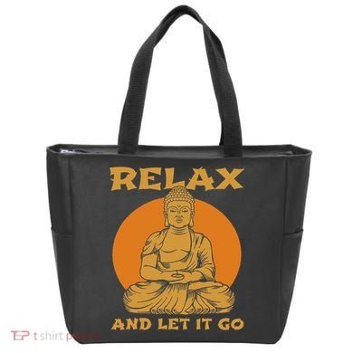 Buddha Inner Peace Relax Let It Go Buddhist Wellness Gift Tote Bag