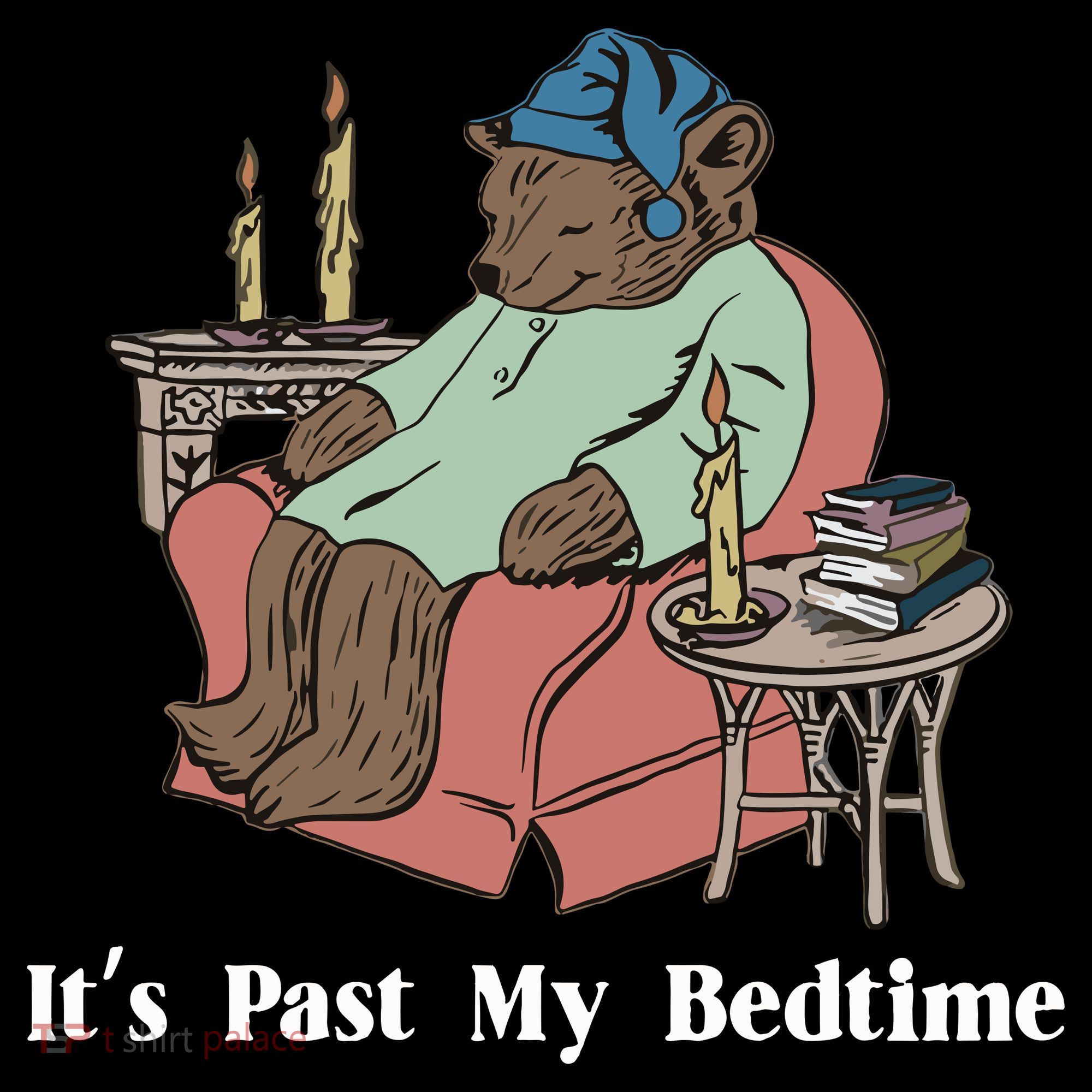 Bear Its Past My Bedtime Coaster
