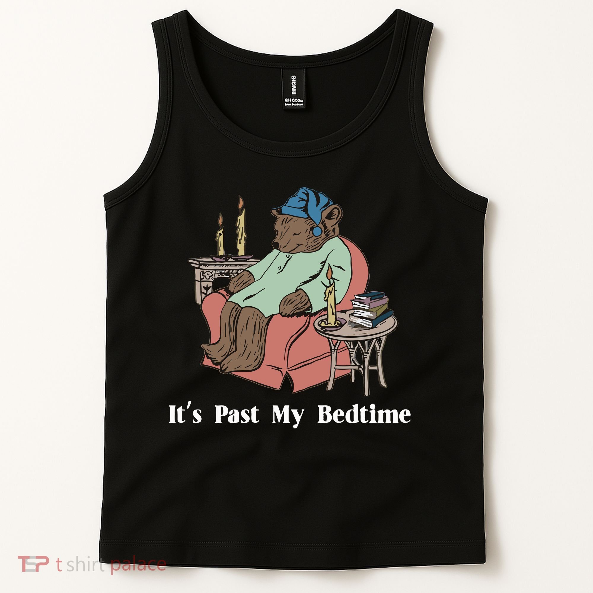 Bear Its Past My Bedtime Tank Top