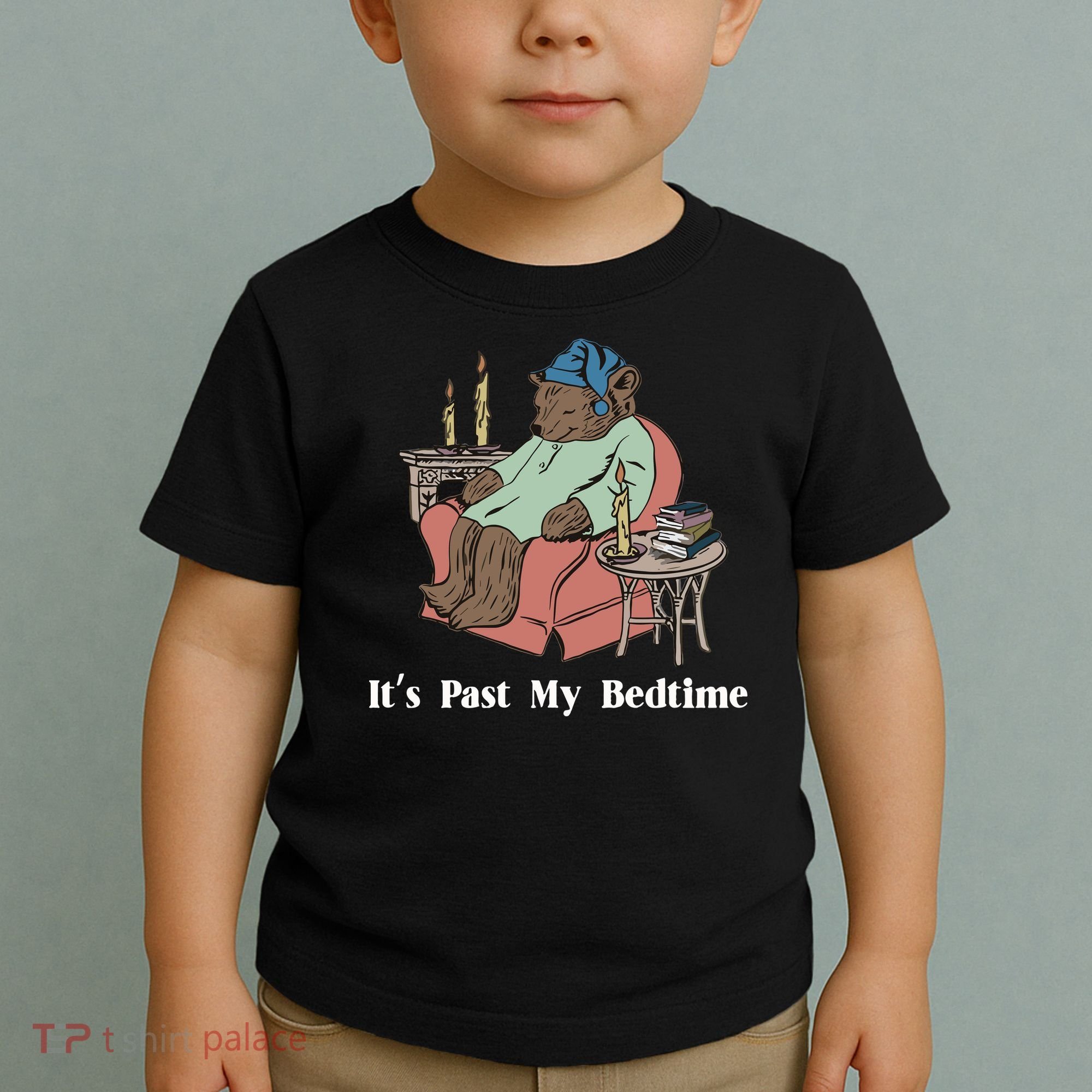 Bear Its Past My Bedtime Toddler T-Shirt