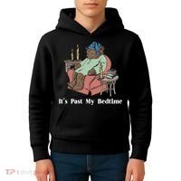 Bear Its Past My Bedtime Kids Hoodie thumb 4
