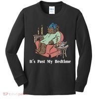 Bear Its Past My Bedtime Kids Long Sleeve Shirt thumb 0