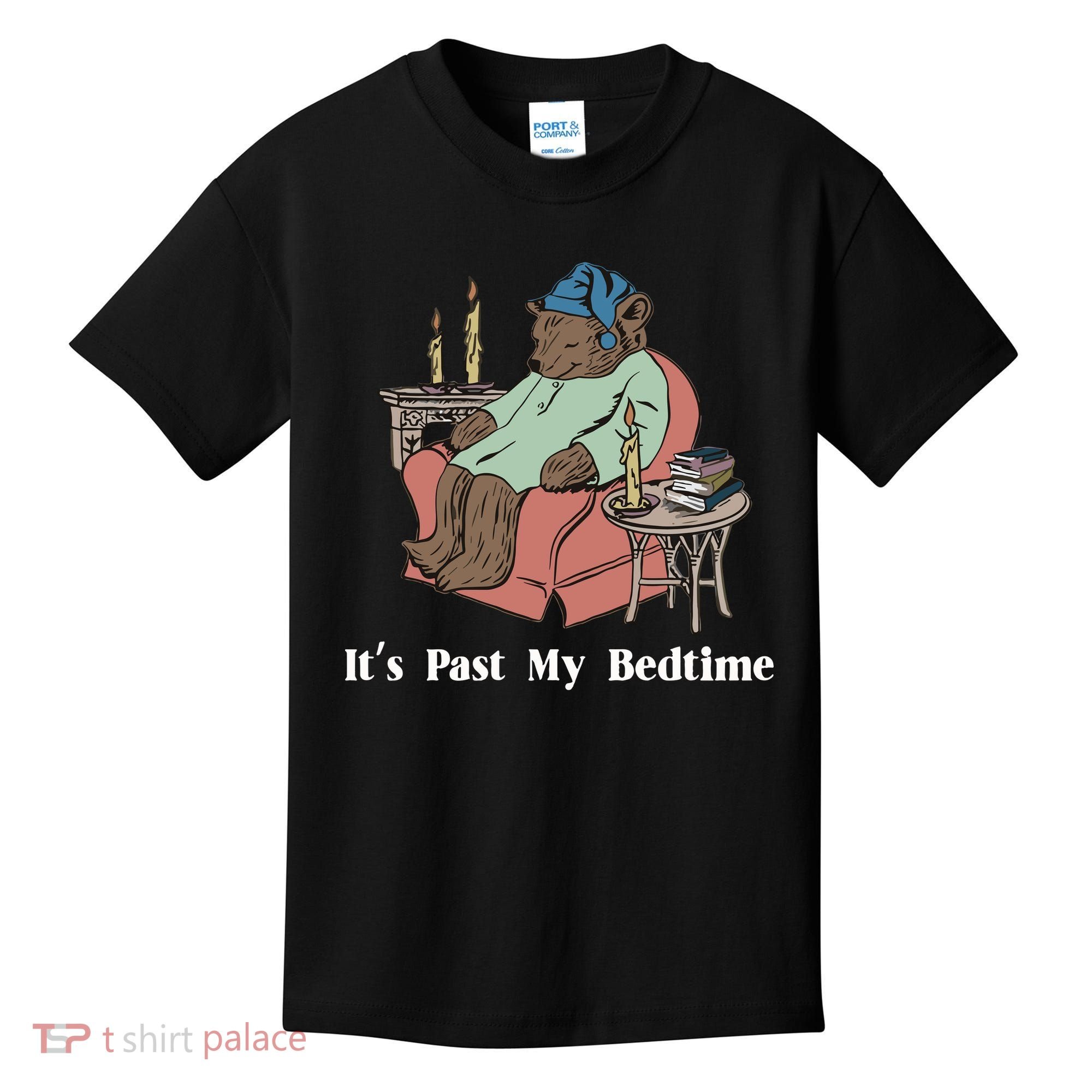 Bear Its Past My Bedtime Kids T-Shirt