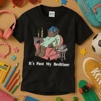 Bear Its Past My Bedtime Kids T-Shirt thumb 3