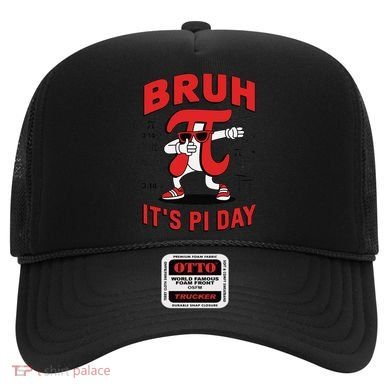 Bruh Its Pi Day Funny Math Humor Classroom Design Hat