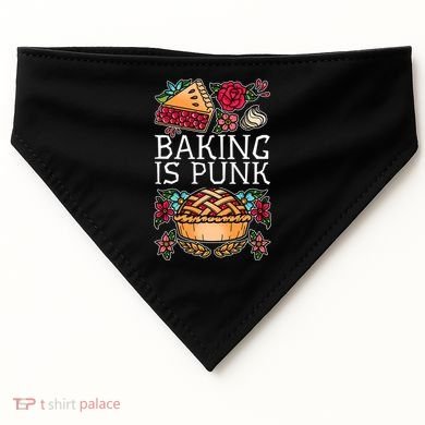 Baking Is Punk USA-Made Doggie Bandana