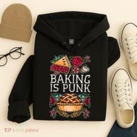 Baking Is Punk Hoodie thumb 4