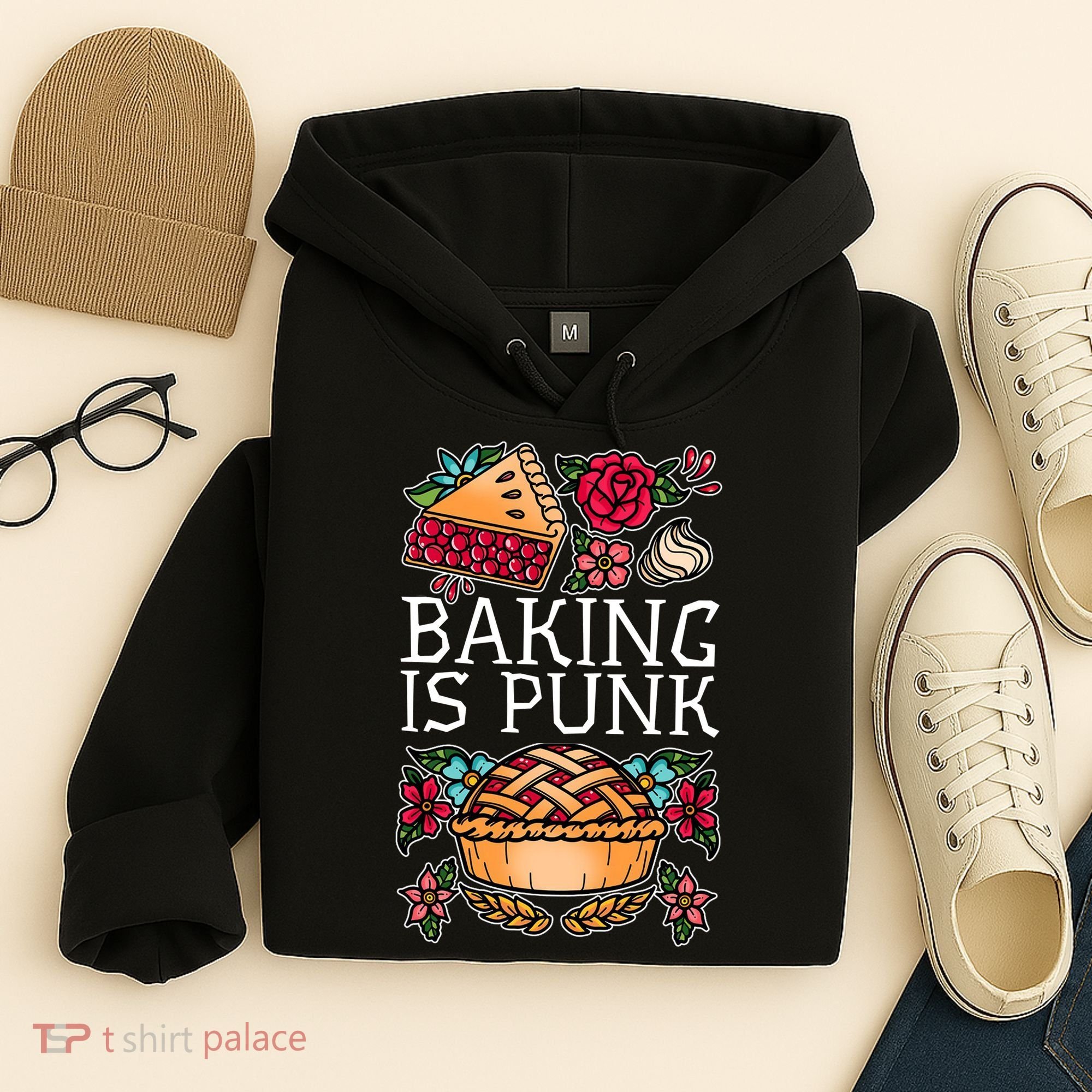 Baking Is Punk Hoodie