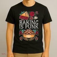 Baking Is Punk T-Shirt thumb 3