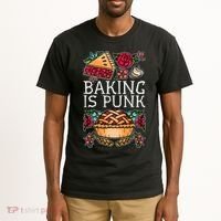 Baking Is Punk Tall T-Shirt thumb 2