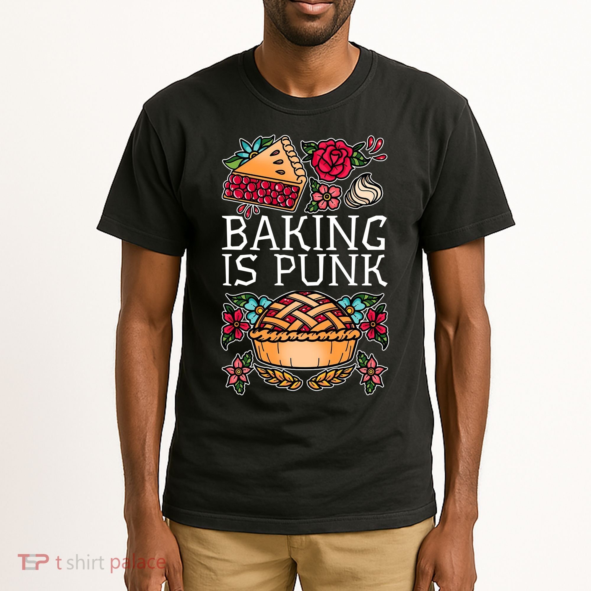 Baking Is Punk Tall T-Shirt