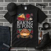 Baking Is Punk Tall T-Shirt thumb 3