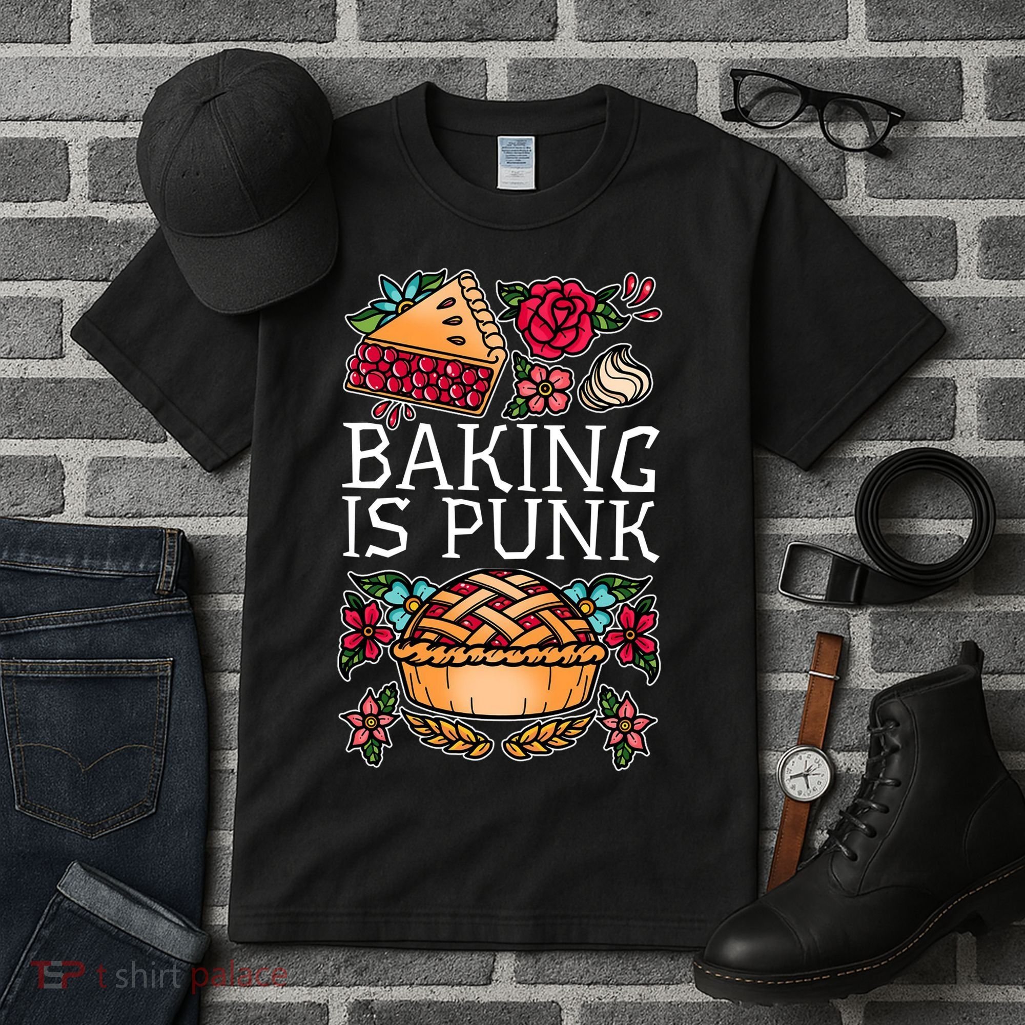 Baking Is Punk Tall T-Shirt