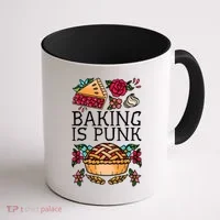 Baking Is Punk Coffee Mug thumb 1