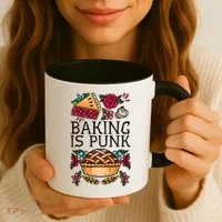 Baking Is Punk Coffee Mug thumb 3