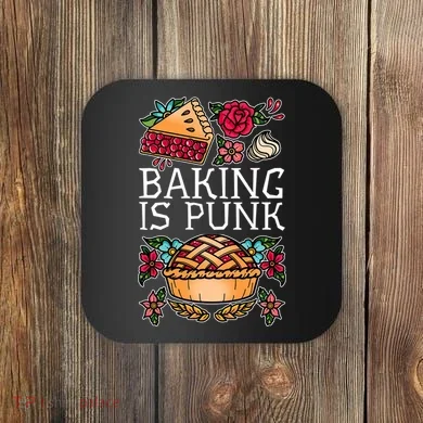 Baking Is Punk Coaster