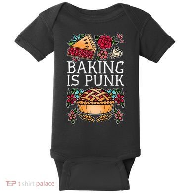 Baking Is Punk Baby Bodysuit